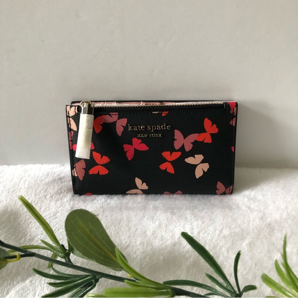 Kate Spade Spencer Butterfly Bifold Wallet, NWOT